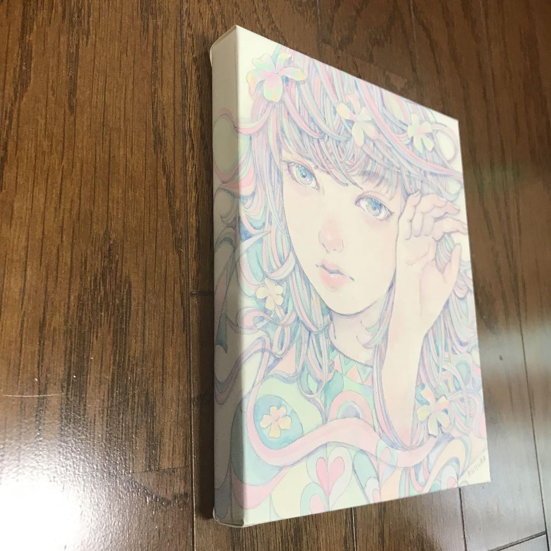 ★木村智博「かすかな思い」木製パネル アクリルガッシュ 色鉛筆 鉛筆 額付き