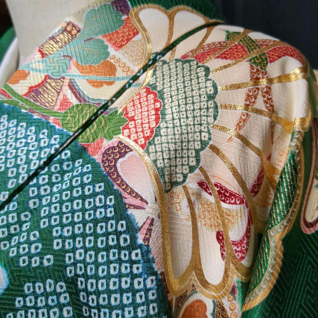 【振袖　長襦袢　帯　帯締め　帯揚げフルセット！】　成人式　結婚式