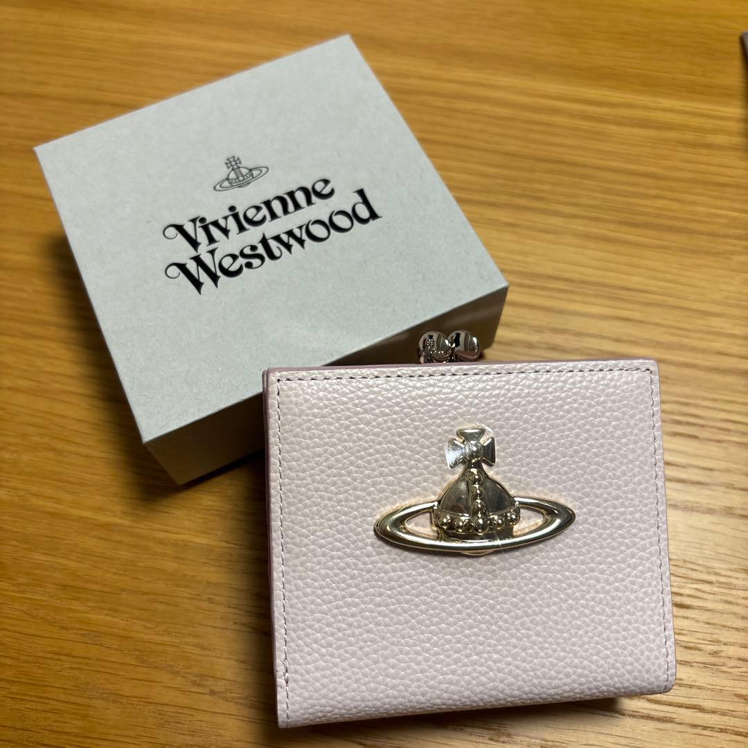 新品未使用 Vivienne Westwood 日本限定 ピンク 三つ折り財布