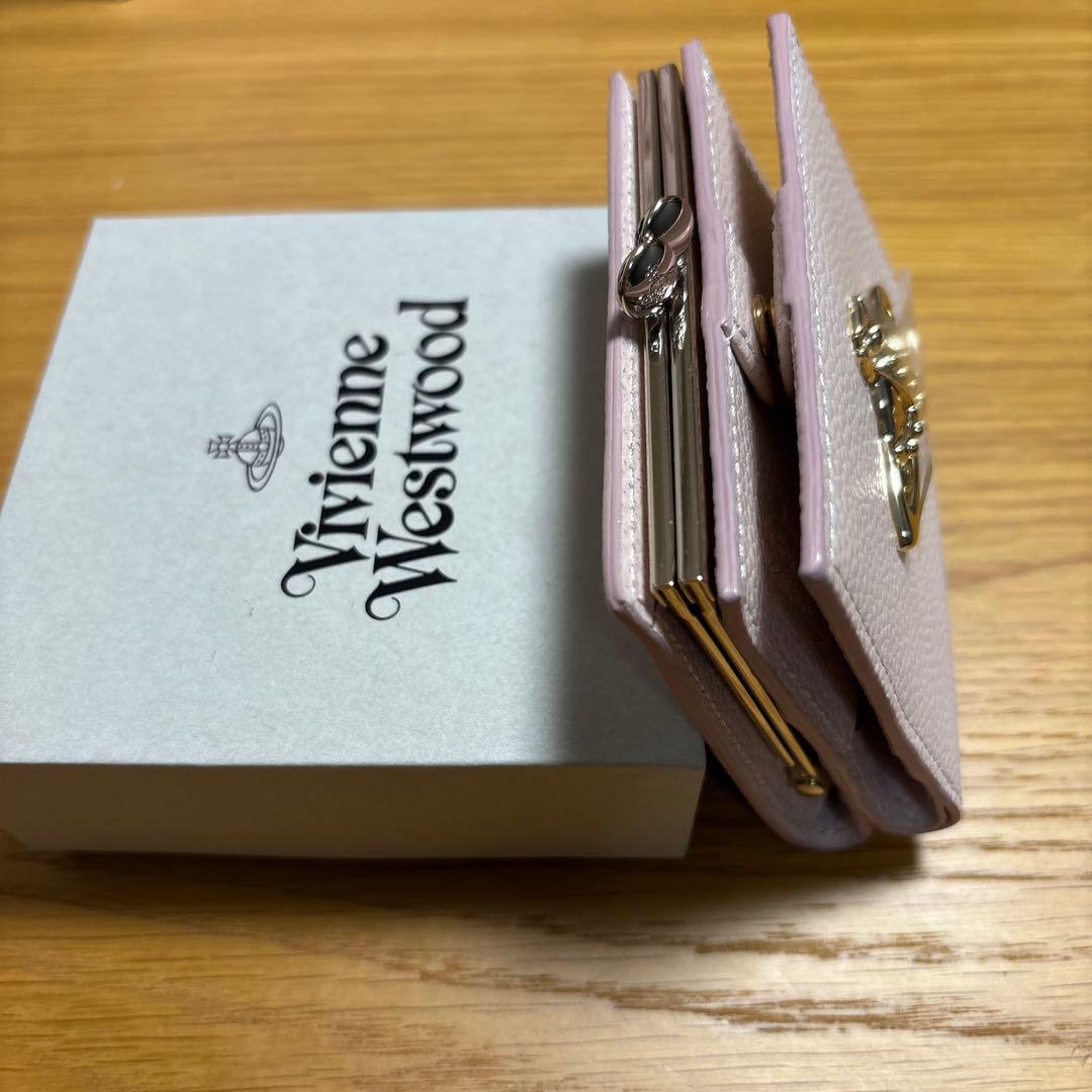 新品未使用 Vivienne Westwood 日本限定 ピンク 三つ折り財布