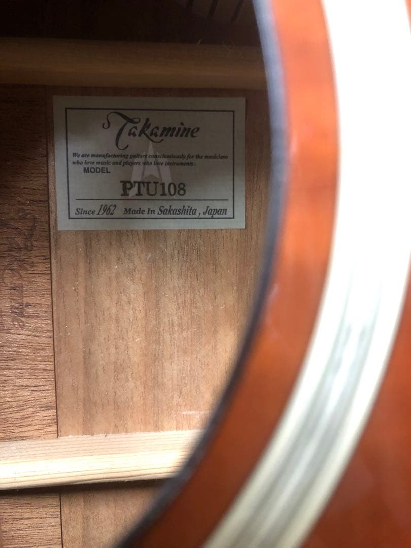 タカミネ Takamine ギター アコギ アコースティック PTU108