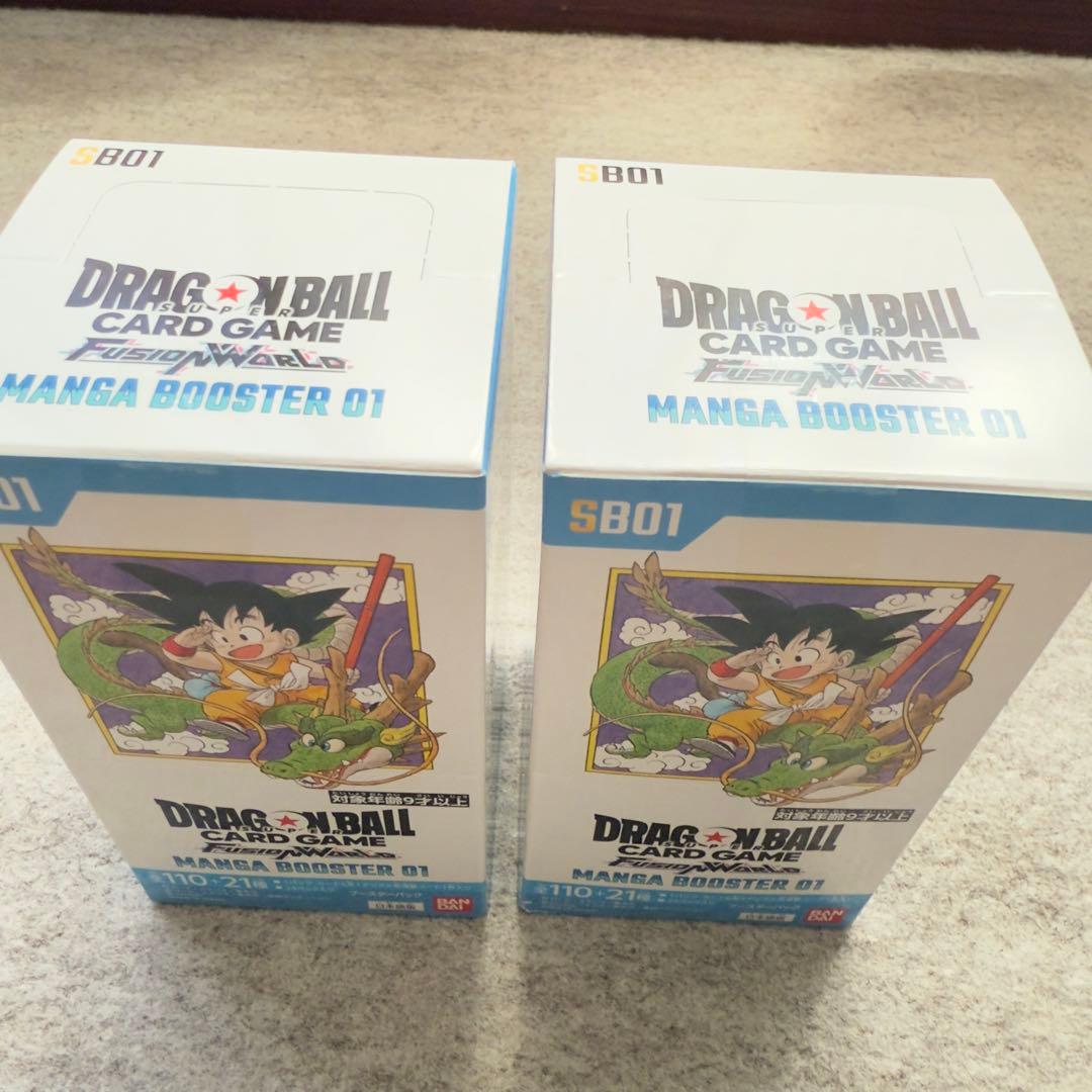 【訳あり新品】2BOX MANGA BOOSTER 01 SB01 テープ付 2