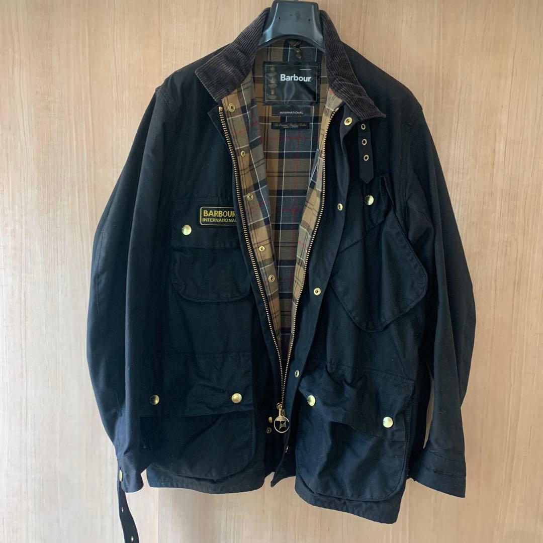 Barbour バブアー　インターナショナル　ブラック　44 ライダース