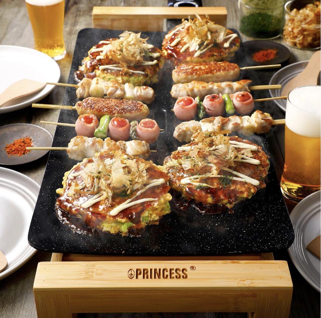 保証期間有り新品Princess Table GrillホットプレートBBQ