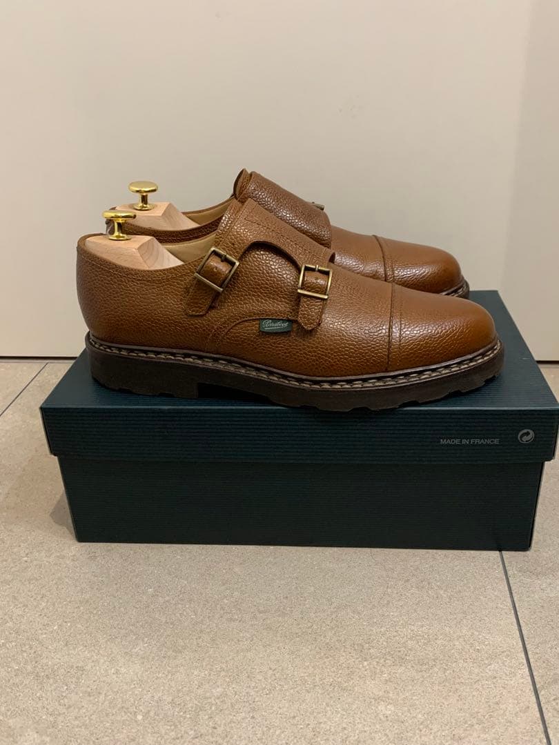 パラブーツ ウィリアム グレインコニャック UK7.5