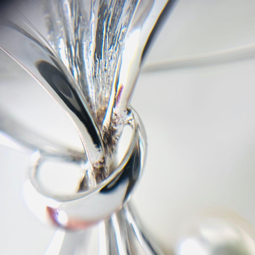 ミキモト 9粒 スズランモチーフ ブローチ シルバー