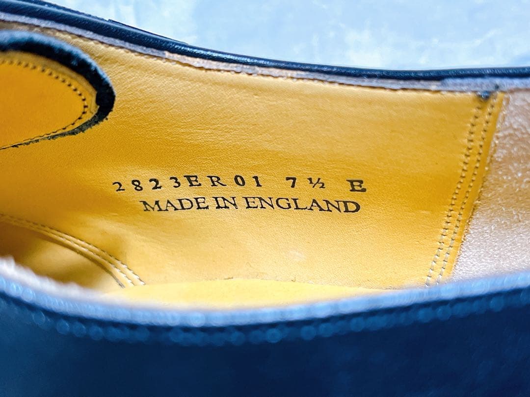 英国製【極美品】ロイドフットウェア 高級 ストレートチップ ビジネス UK7.5