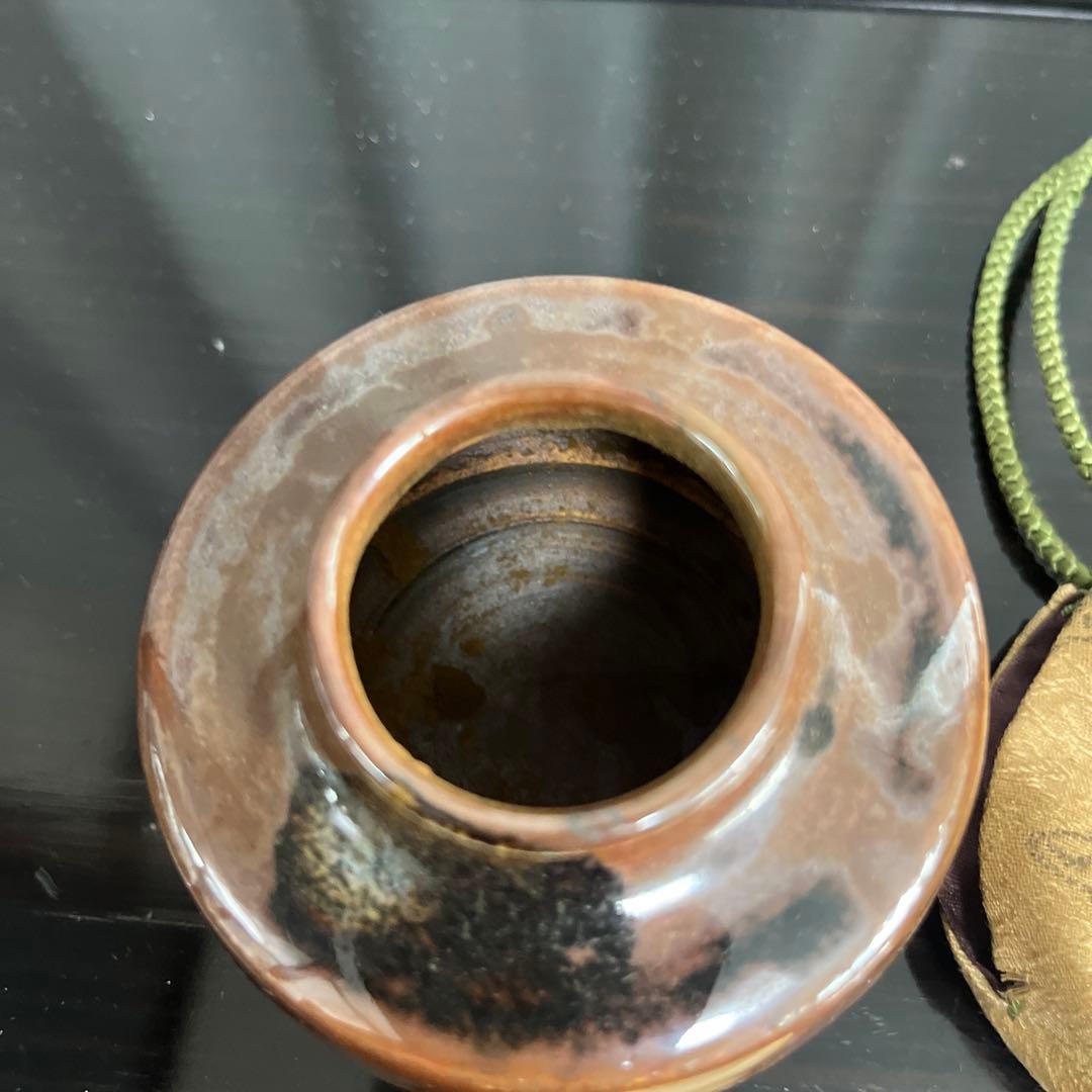 #お値下げしました# 骨董　茶入れ　お仕服有り