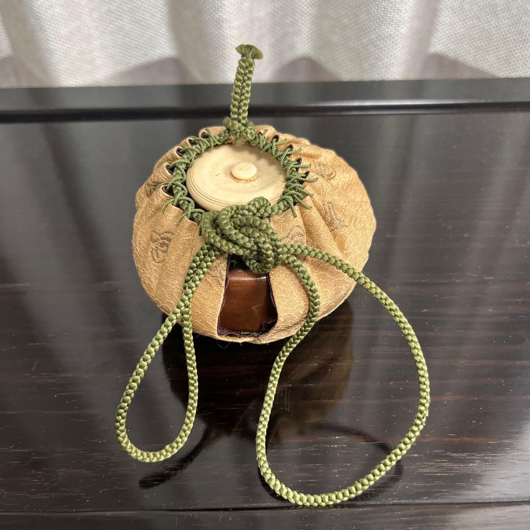 #お値下げしました# 骨董　茶入れ　お仕服有り