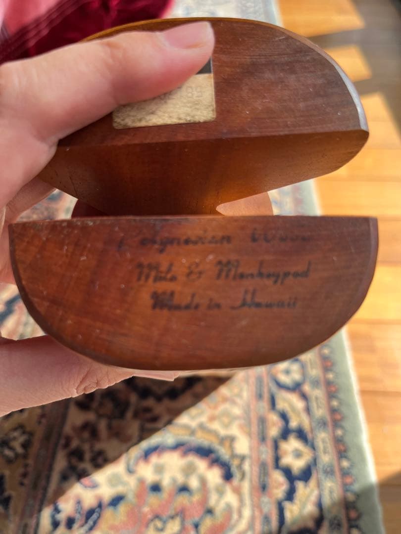 ハワイTIKI ティキ 木製彫刻 木彫 置物 ヴィンテージ インテリア