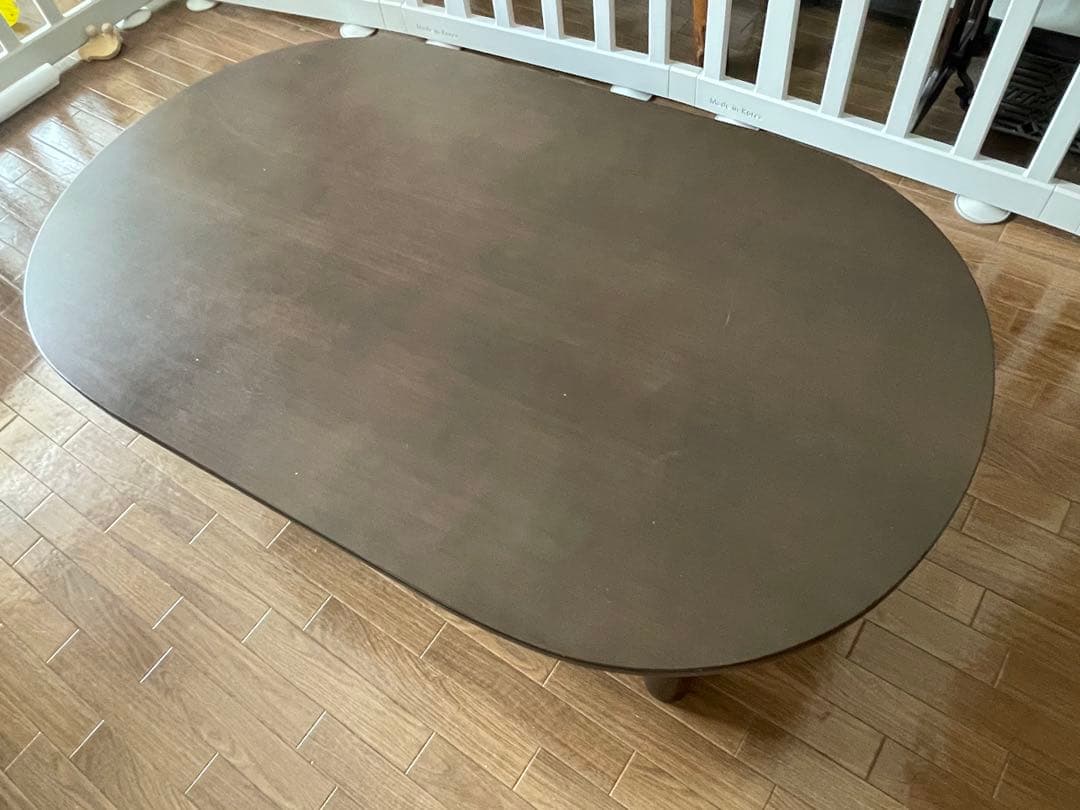 無印　楕円　こたつテーブル