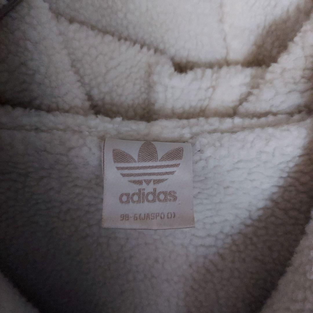 【adidas】80s アディダス デサント製 フルジップ ボアジャケットXL