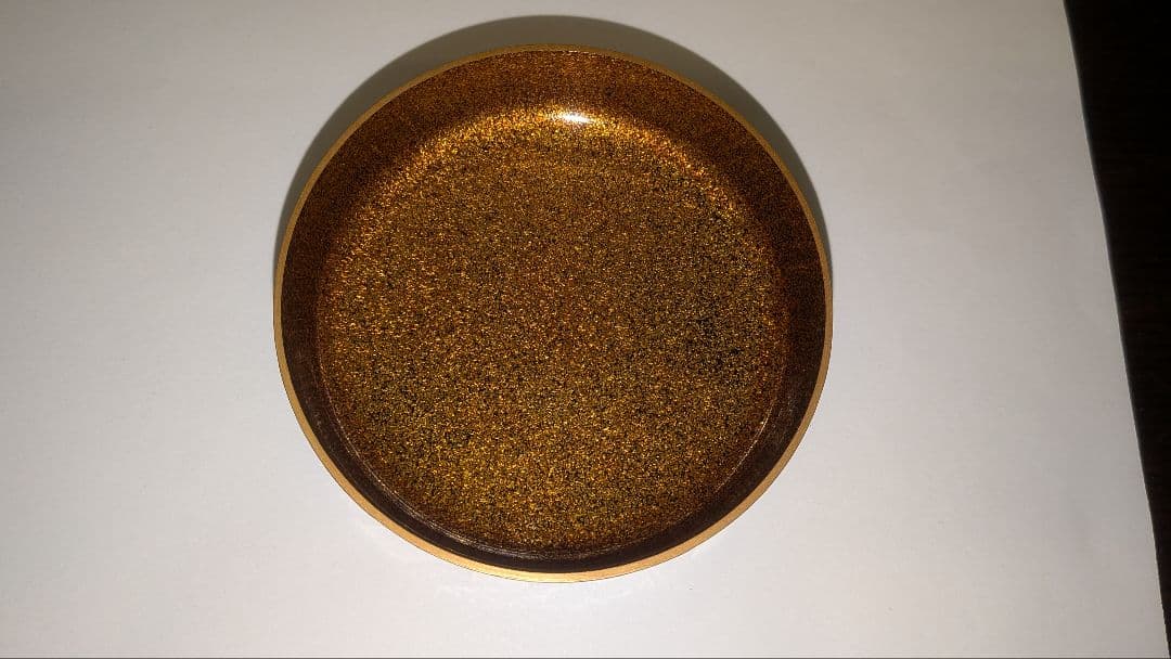 『舞楽蒔絵』平棗　小百合作　輪島塗　内金梨子地　高小百合　塗師茶道具茶器共布共箱