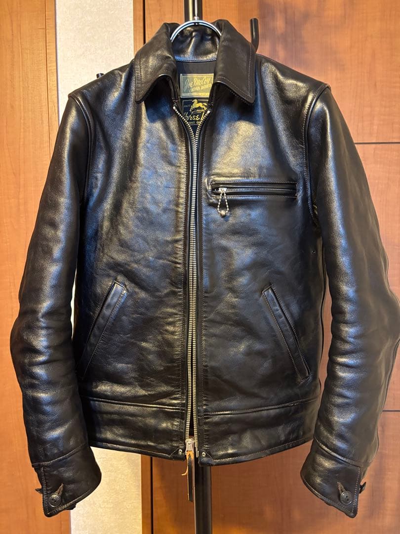 JOE McCOY WAYWORD 30sレザースポーツジャケット 36 馬革