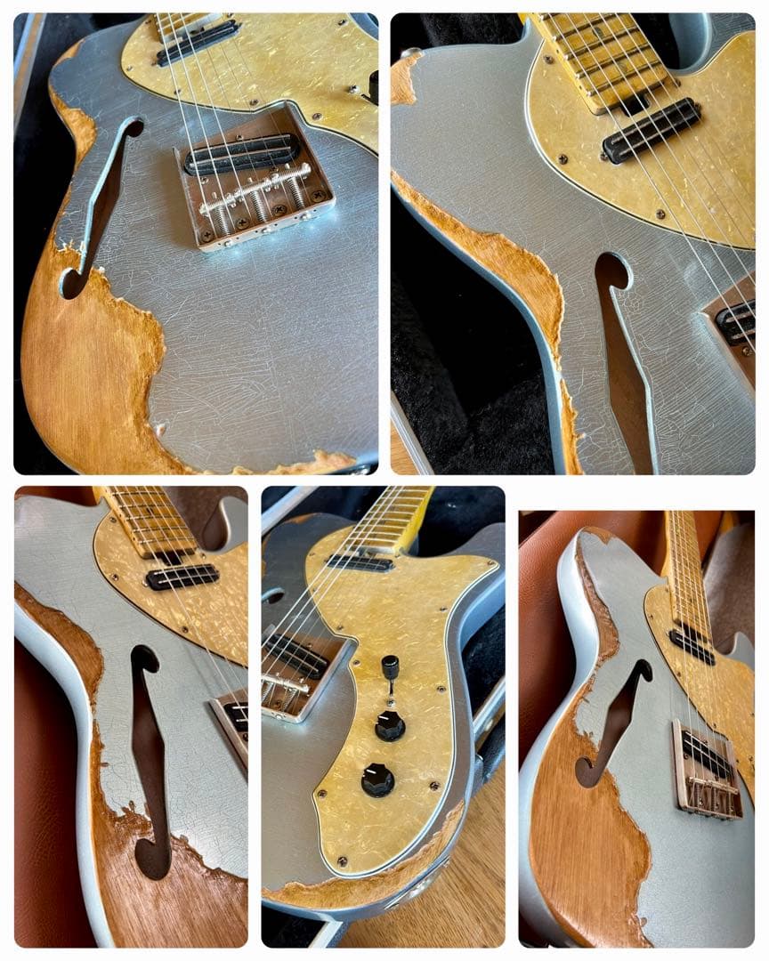 ハードレリックTLシンラインタイプ シングルサイズハム/ クレーイッシュブルー