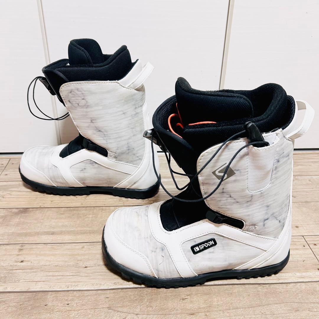 【26.5-27.0cm】SPOON スノーボードブーツ クイックシューレース