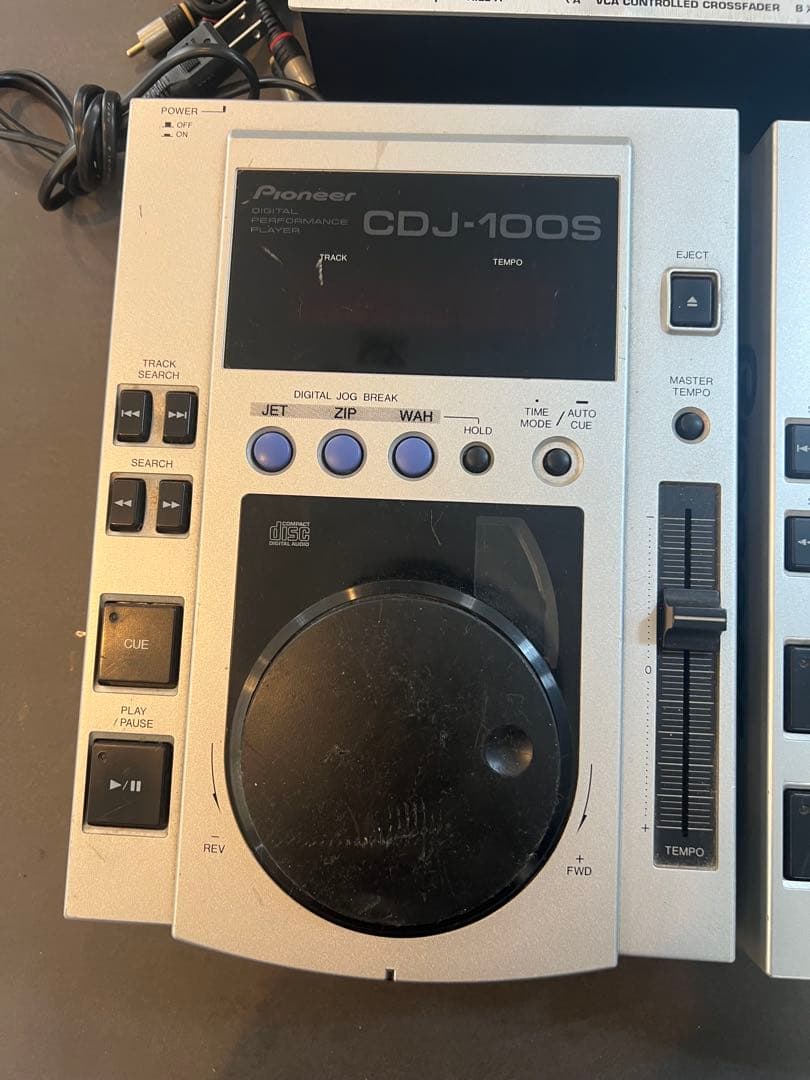 K パイオニアCDJ-100S×2,ベリンガー PRO MIXER DJX700