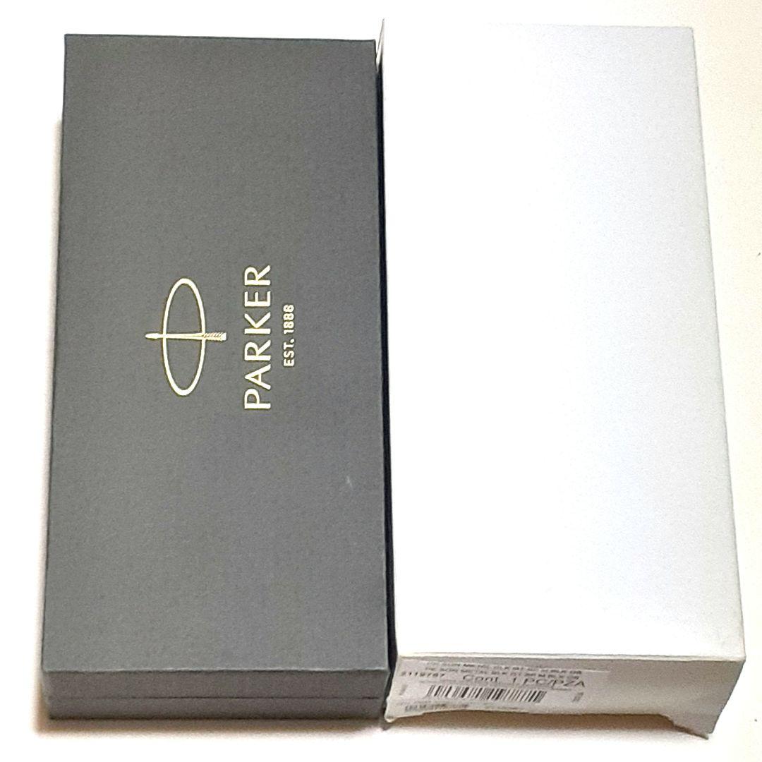 美品 PARKER パーカー ソネットプレミアム メタル&ブラックGTボールペン