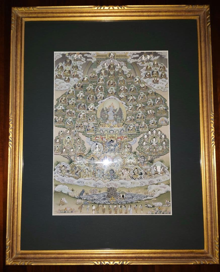 集会樹 絵画 手描き 仏画