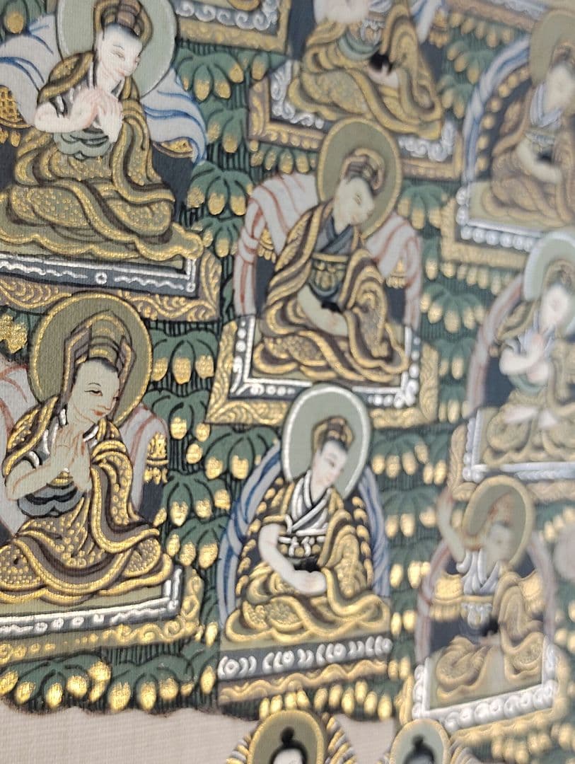 集会樹 絵画 手描き 仏画