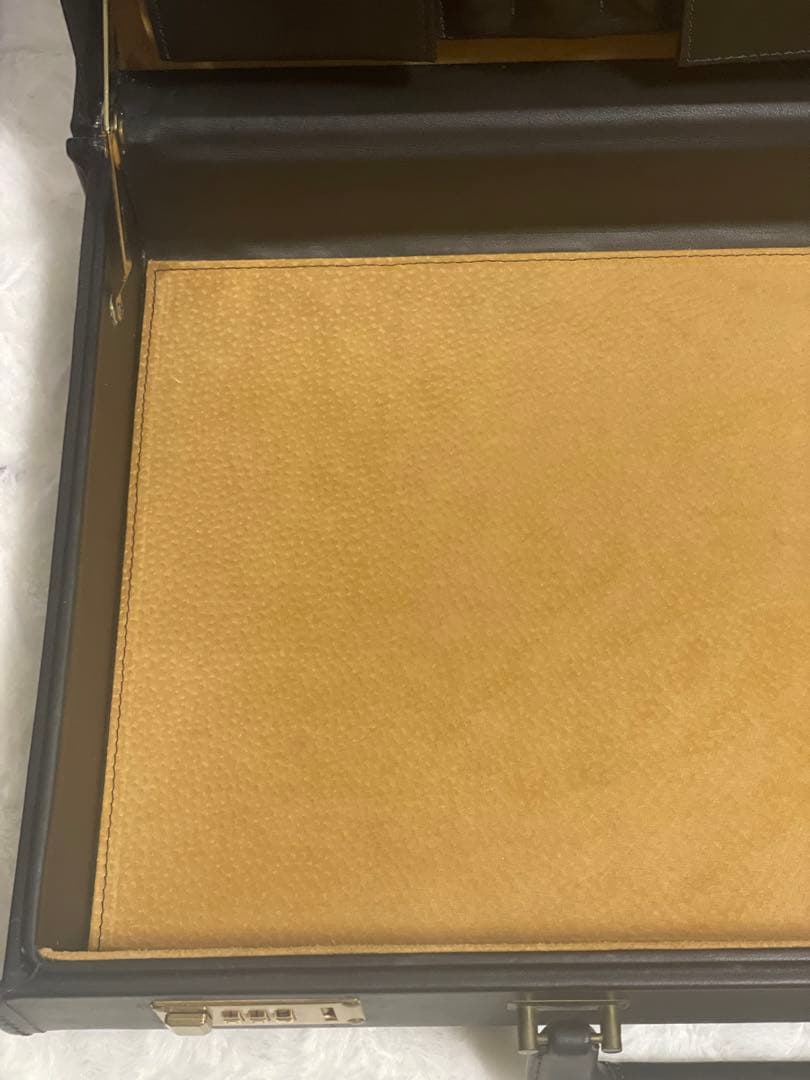 【激レア】COACH コーチ 黒 レザー アタッシュケース ダイヤルロック 鍵付