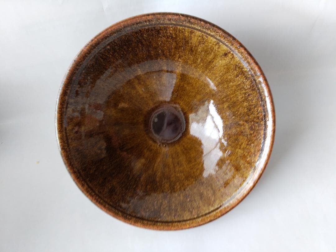 伊賀焼 三田窯 山椒洞 谷本洋 作 茶碗 共箱 共布 栞 茶道具 抹茶碗 新品