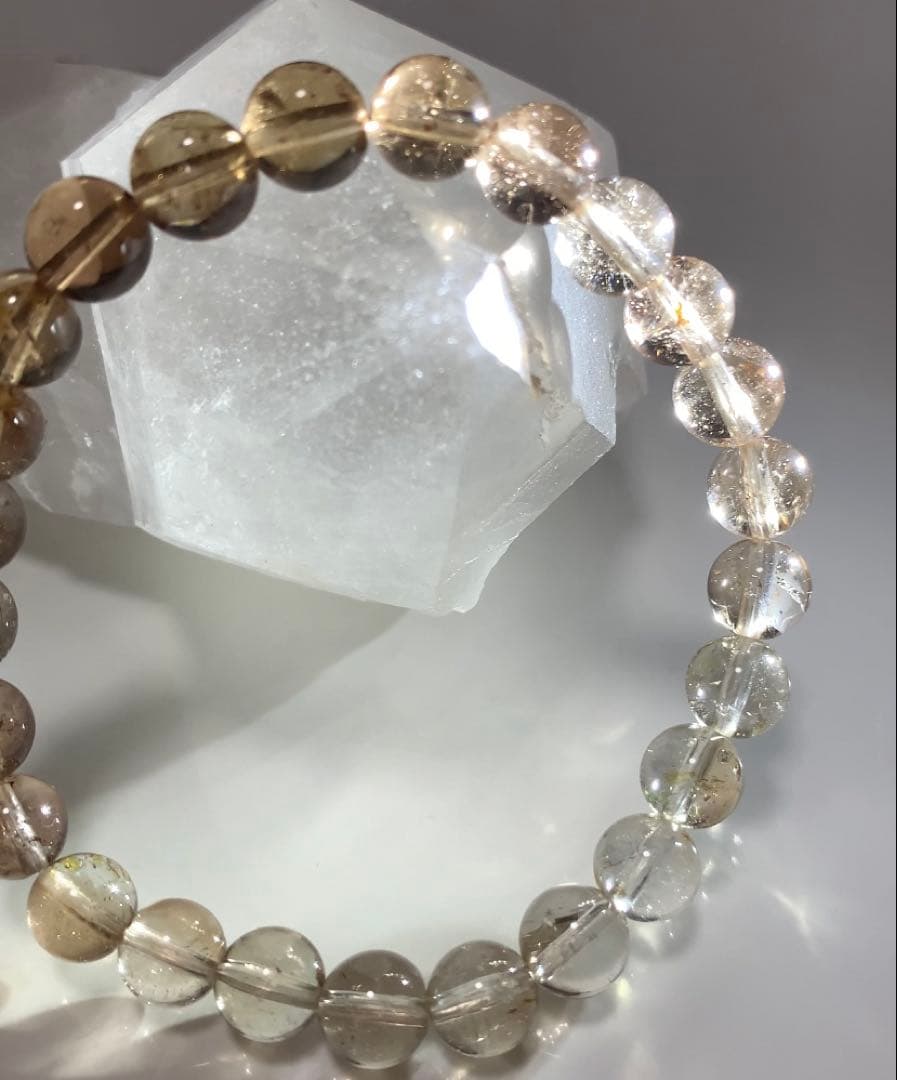 ⭐️Kちゃん様⭐️ 繋がり強化のエネルギー❣️希少石　シャンパントパーズ　ブレスレット