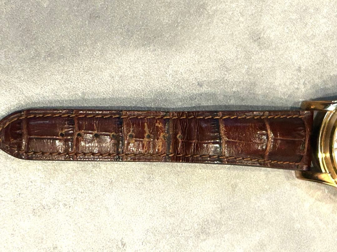 稼働中Orobianco自動巻き時計 スケルトン