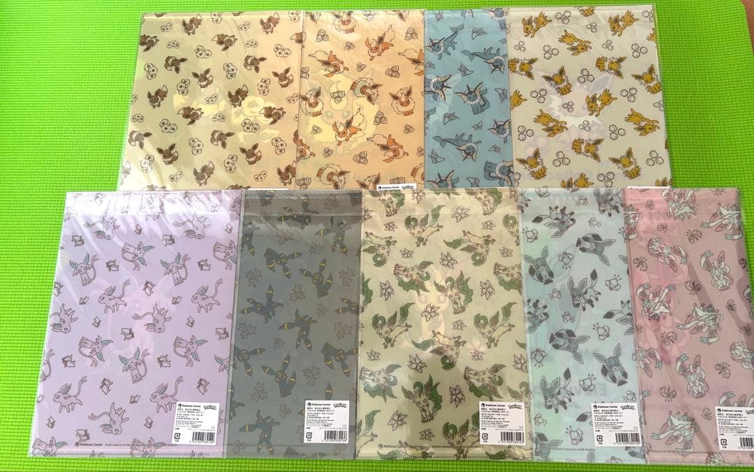 【絶版】　ポケモン　クリアファイル　イーブイ　ブラッキー　ポケモンセンター④