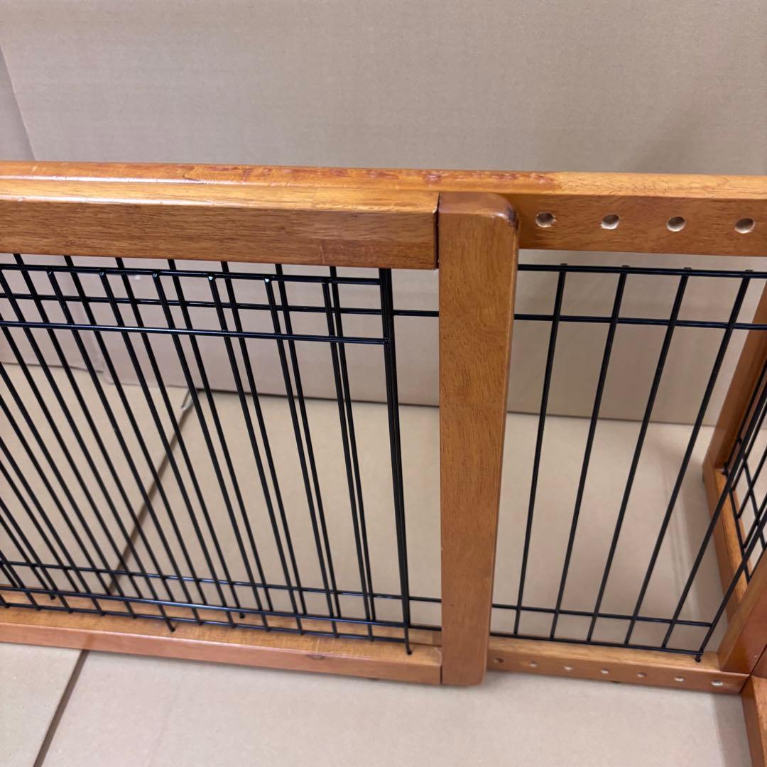 リッチェル ペット用 木製おくだけゲート ワイド