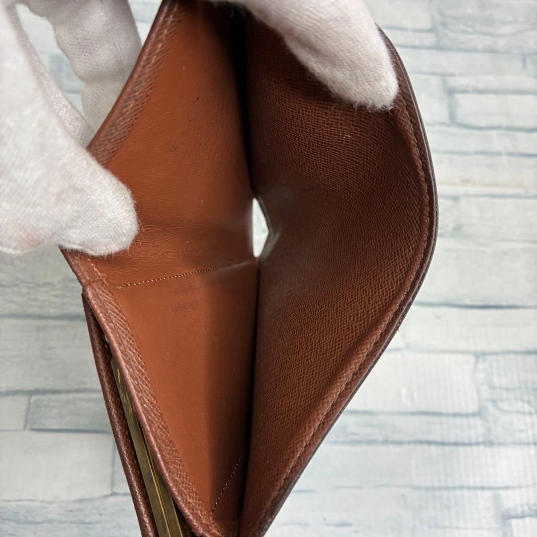 50 LOUIS VUITTON ルイヴィトン　二つ折り財布　がま口　aj8