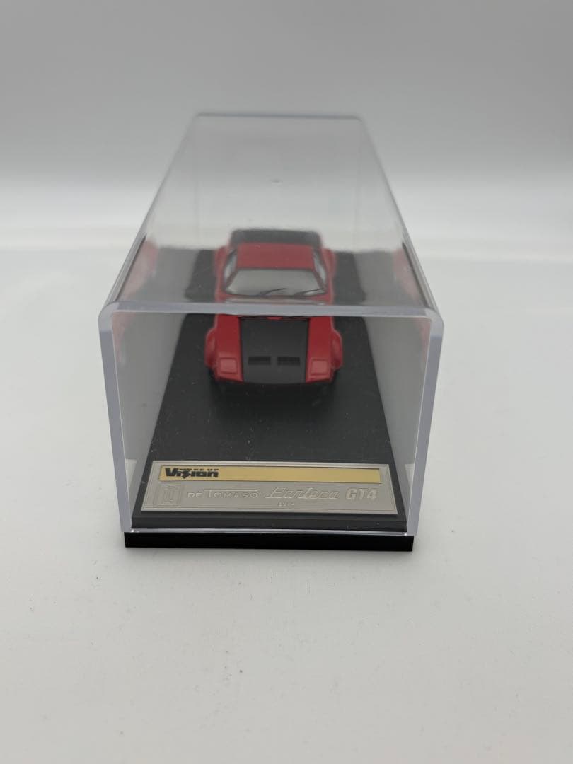 Detomaso PanteraGTS4ミニカー 赤 ケース付き