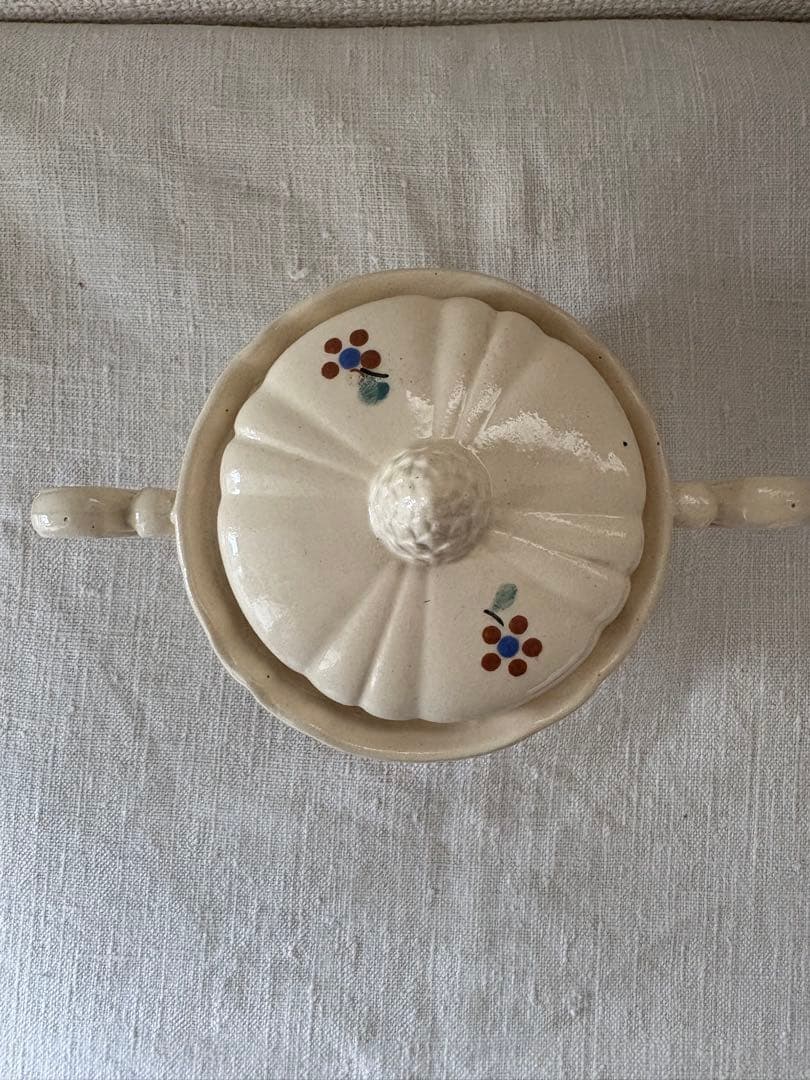 サルグミンヌ　小花柄　シュガーポット