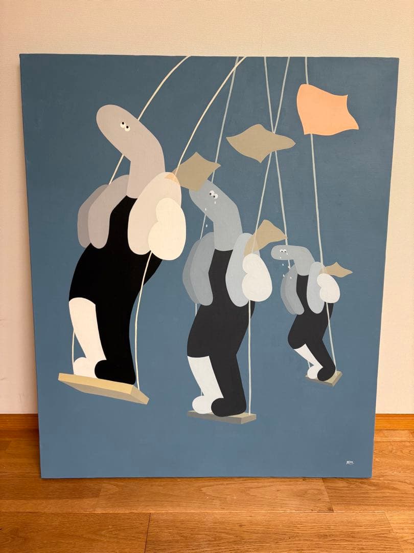 MOTAS モータス キャンバス作品 サイン入り 原画 F20号 真作