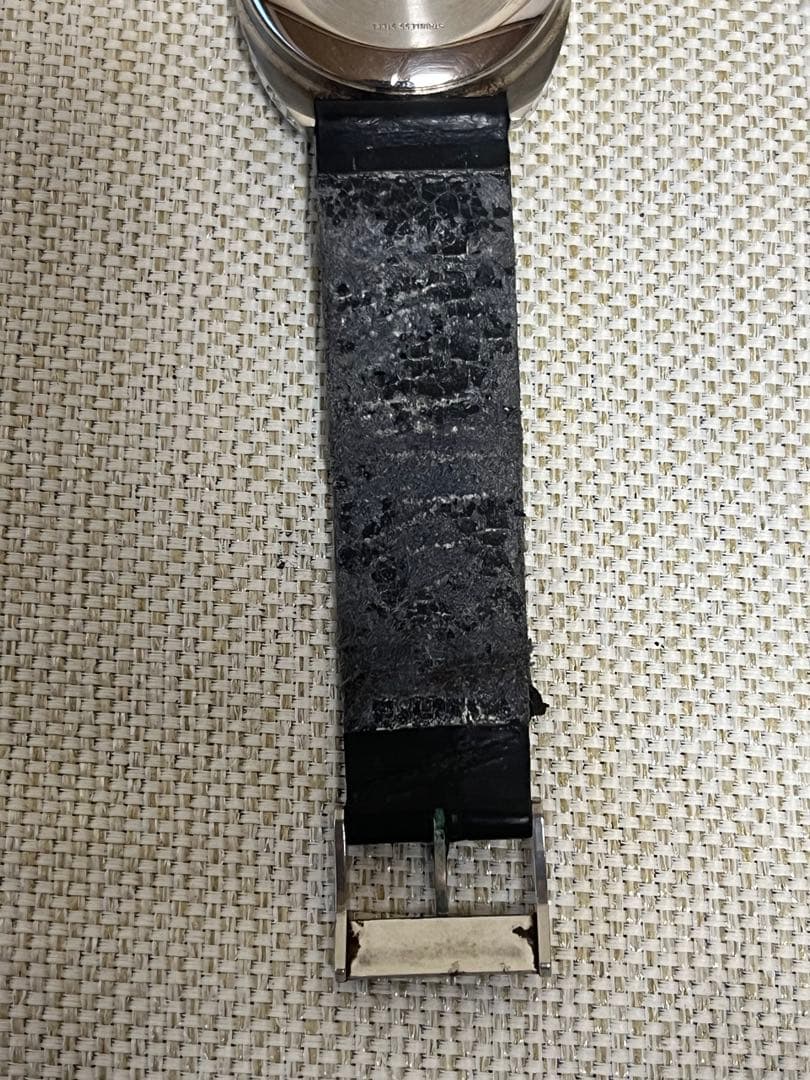 【希少】LONGINES クォーツ 腕時計 デイト シルバー文字盤 ヴィンテージ