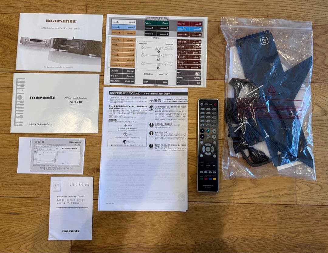 marantz NR1710 Marantz マランツ サラウンドレシーバー