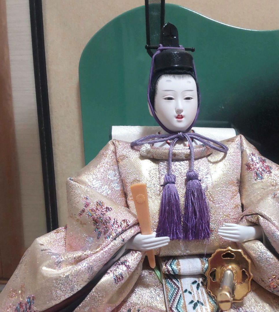 リアきなかも 雛人形 徳川作 三五二人親王 春の舞 ガぼんぼり付 伝統和装