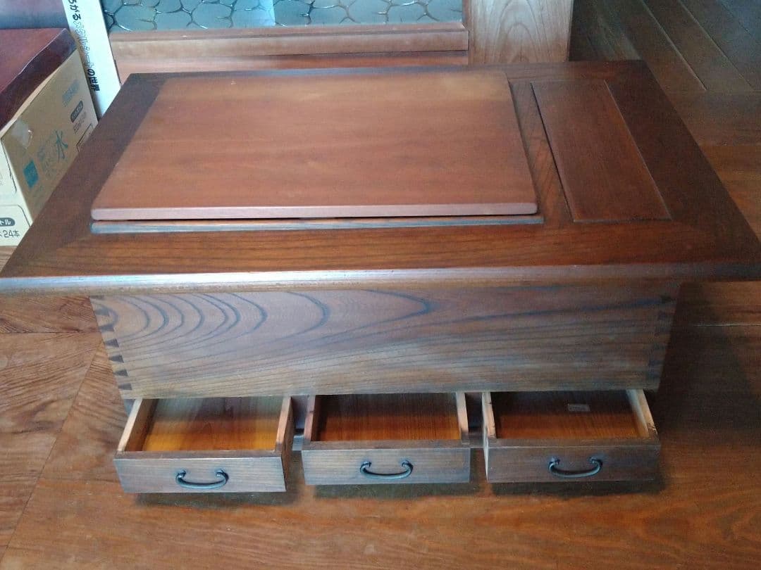 長火鉢　総欅造り