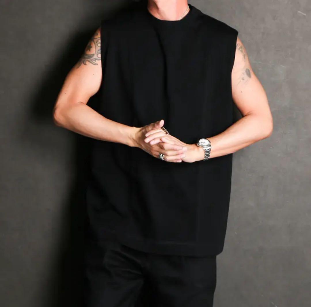 N.HOOLYWOOD ノースリーブTシャツ ブラック エヌハリ オーバーサイズ