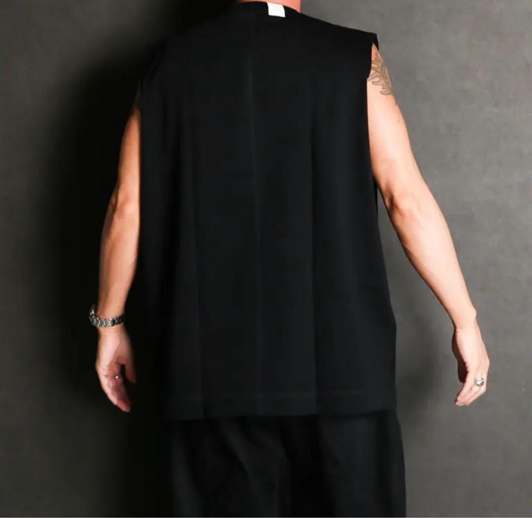 N.HOOLYWOOD ノースリーブTシャツ ブラック エヌハリ オーバーサイズ