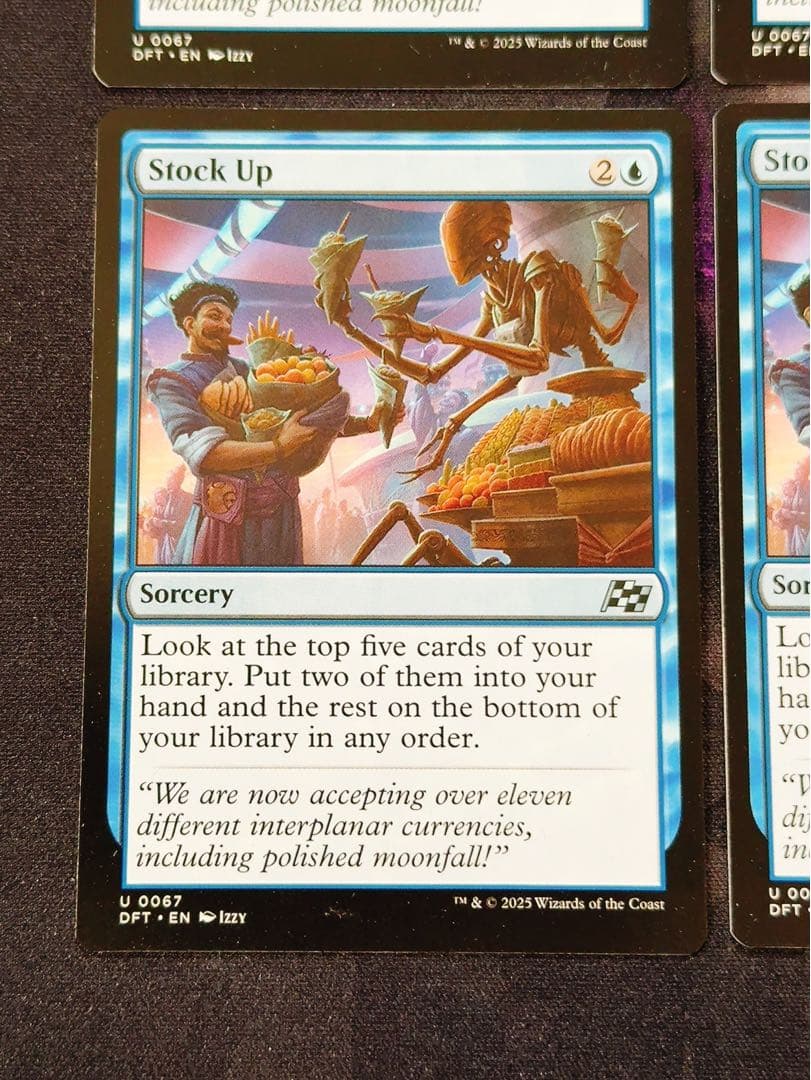 食糧補充　英語　4枚セット