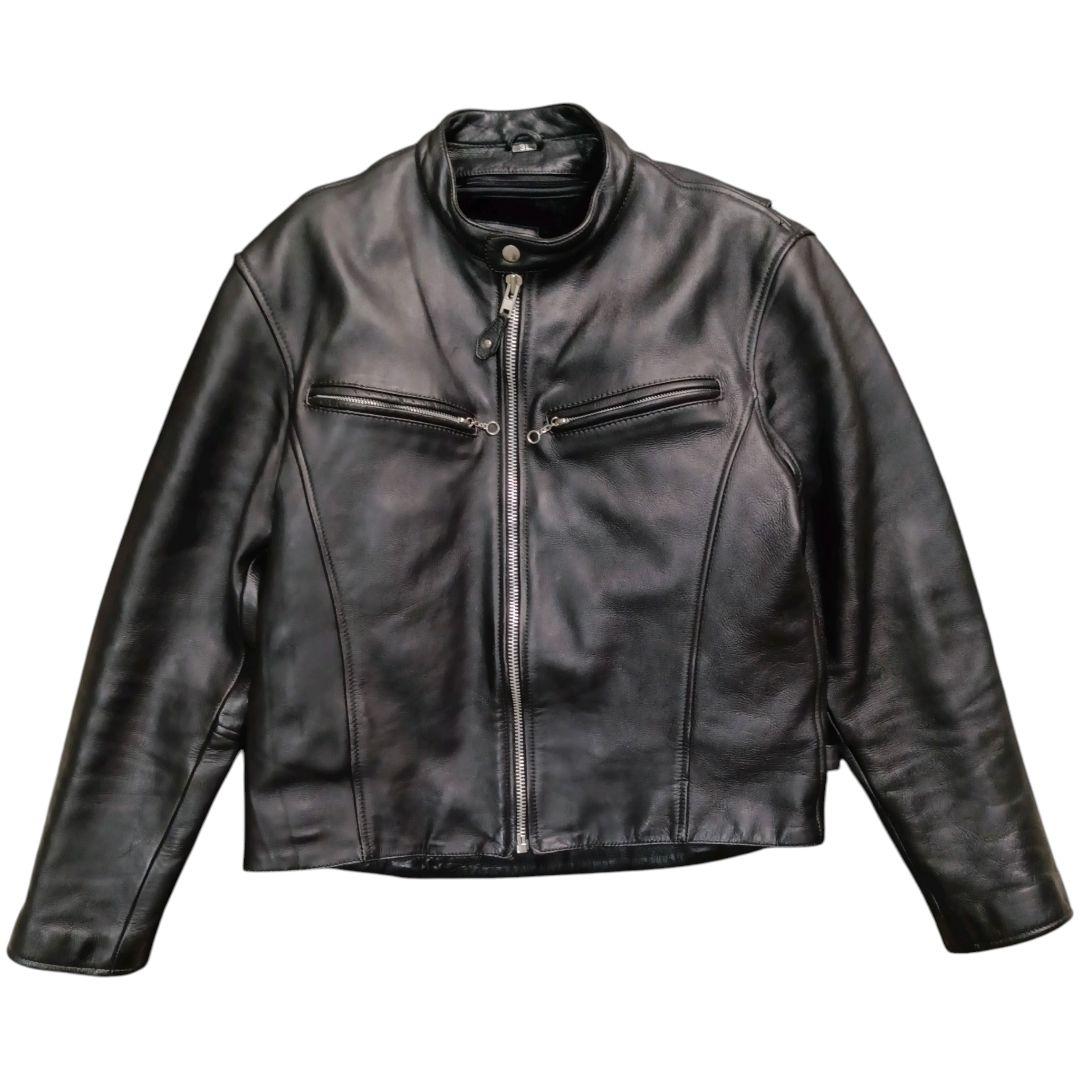 2XL✨Liugoo Leathers ボアライナー付 サイドジップ ライダース