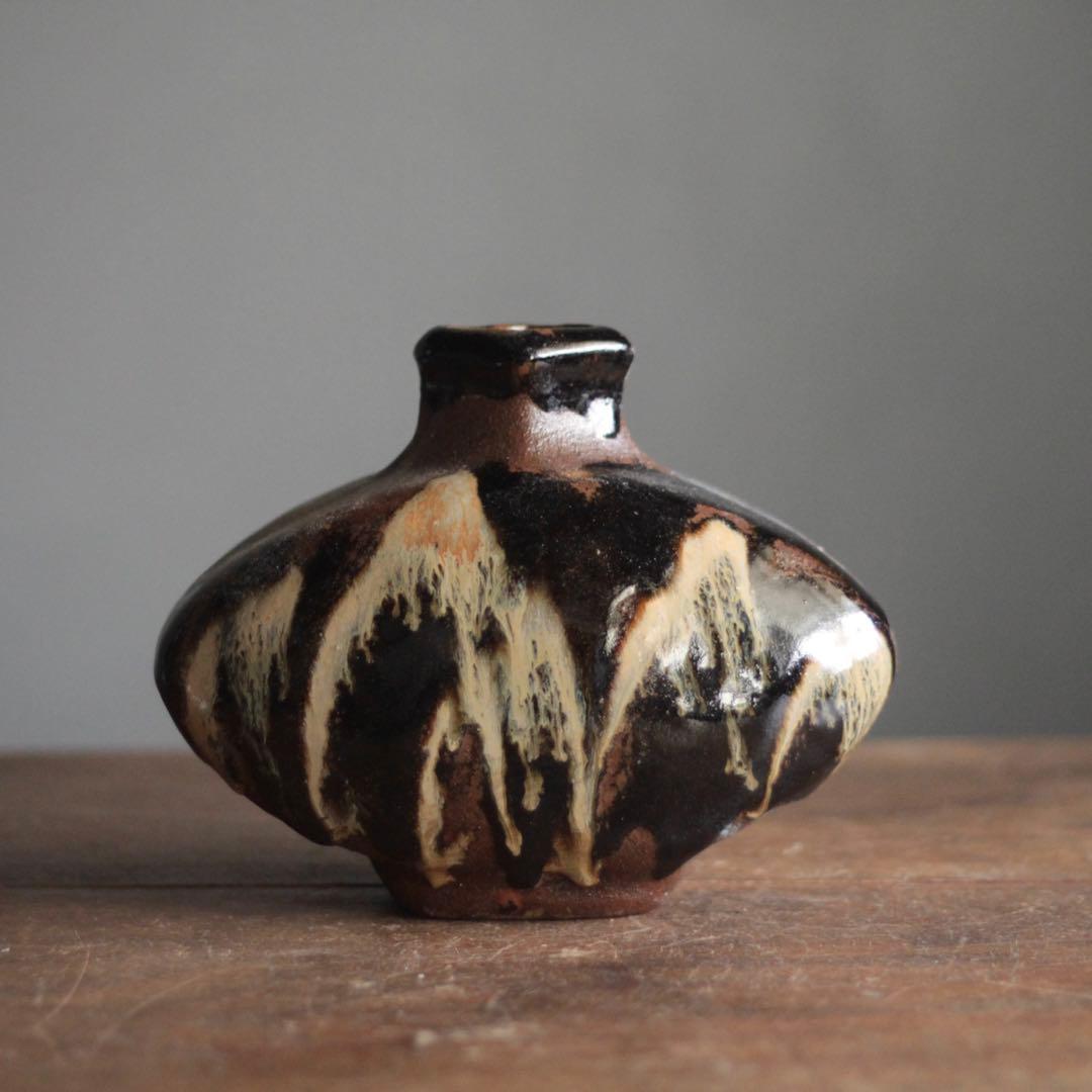 民芸の フラワーベース 花器 古道具 アンティーク オブジェ