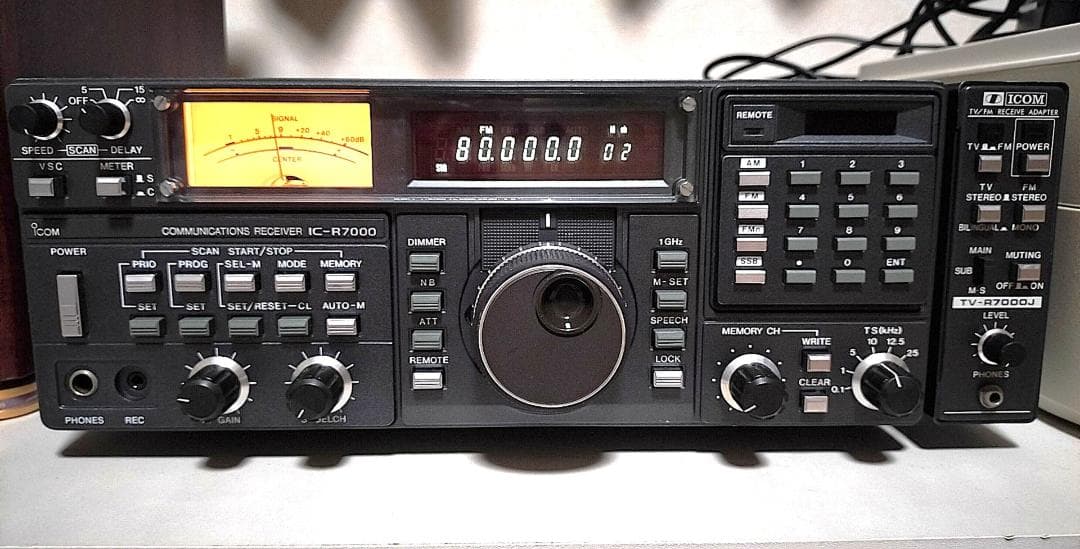 ★動作品★ICOM IC-R7000 ＋TV-R7000J　広帯域受信機