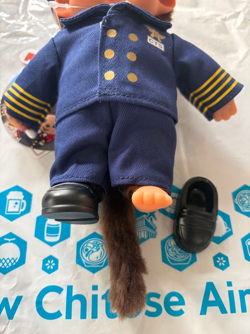 モンチッチ　新千歳空港限定　パイロット　CAモンチッチちゃん　機長モンチッチくん