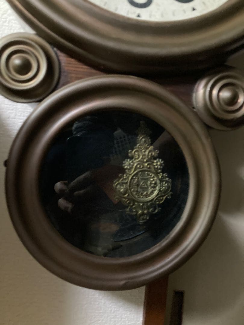 訳あり 北出時計製造所 アンティークダルマ時計1896年製造 稼働中
