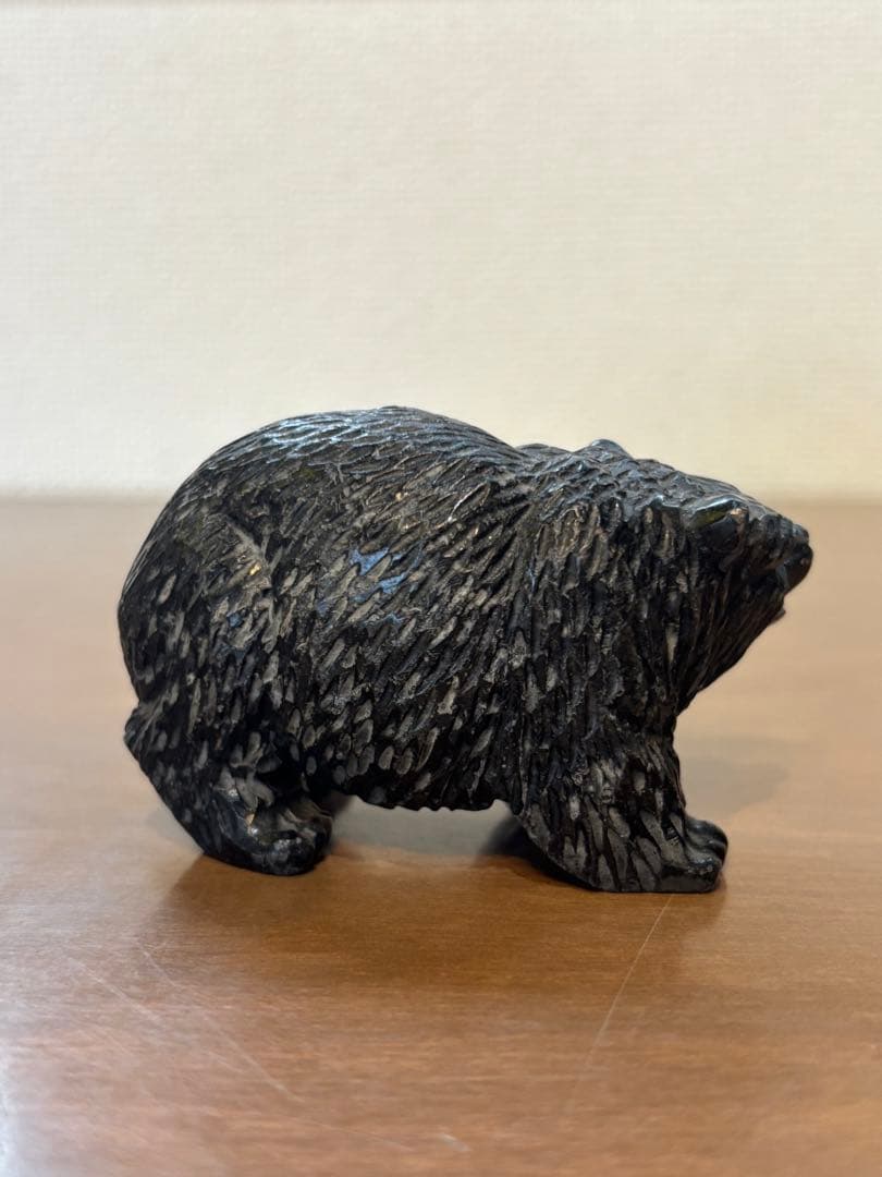 まとめ 石彫り 熊 クマ 十勝石 黒曜石 民芸品 工芸品 木彫り アイヌ ①②③