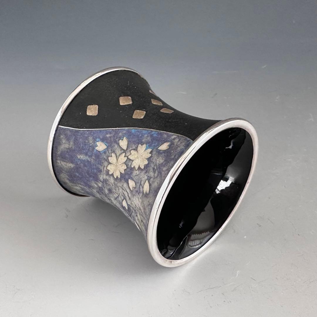 茶道具　泥七宝　雪月花　蓋置　上沼緋佐子　共箱　山形　陶芸　茶会　棚