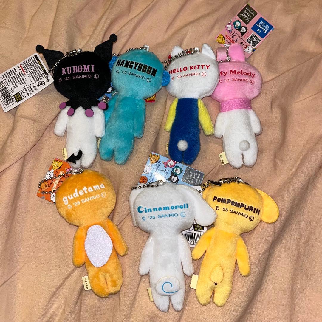 ゆきお　マスコット　サンリオキャラクターズ×ゆきお　全7種セット