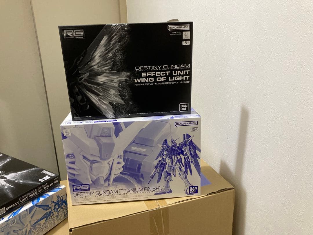 ＲＧセット　フリーダム　ディスティニーガンダム［チタニウムフィニッシュ］